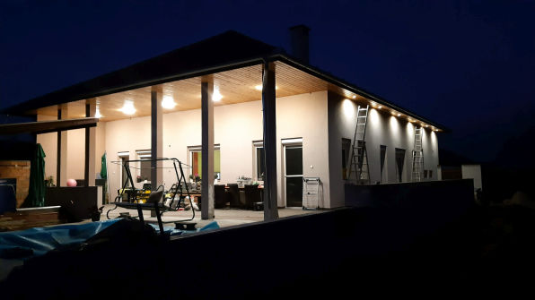 világítás lámpa spot villany kerti villanyszerelés békéscsaba